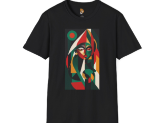 Colorful Abstract Art Unisex Softstyle T-Shirt