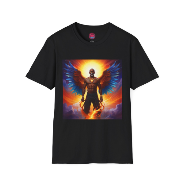 Epic Winged Warrior Unisex T-Shirt - Bold Fantasy Graphic Tee