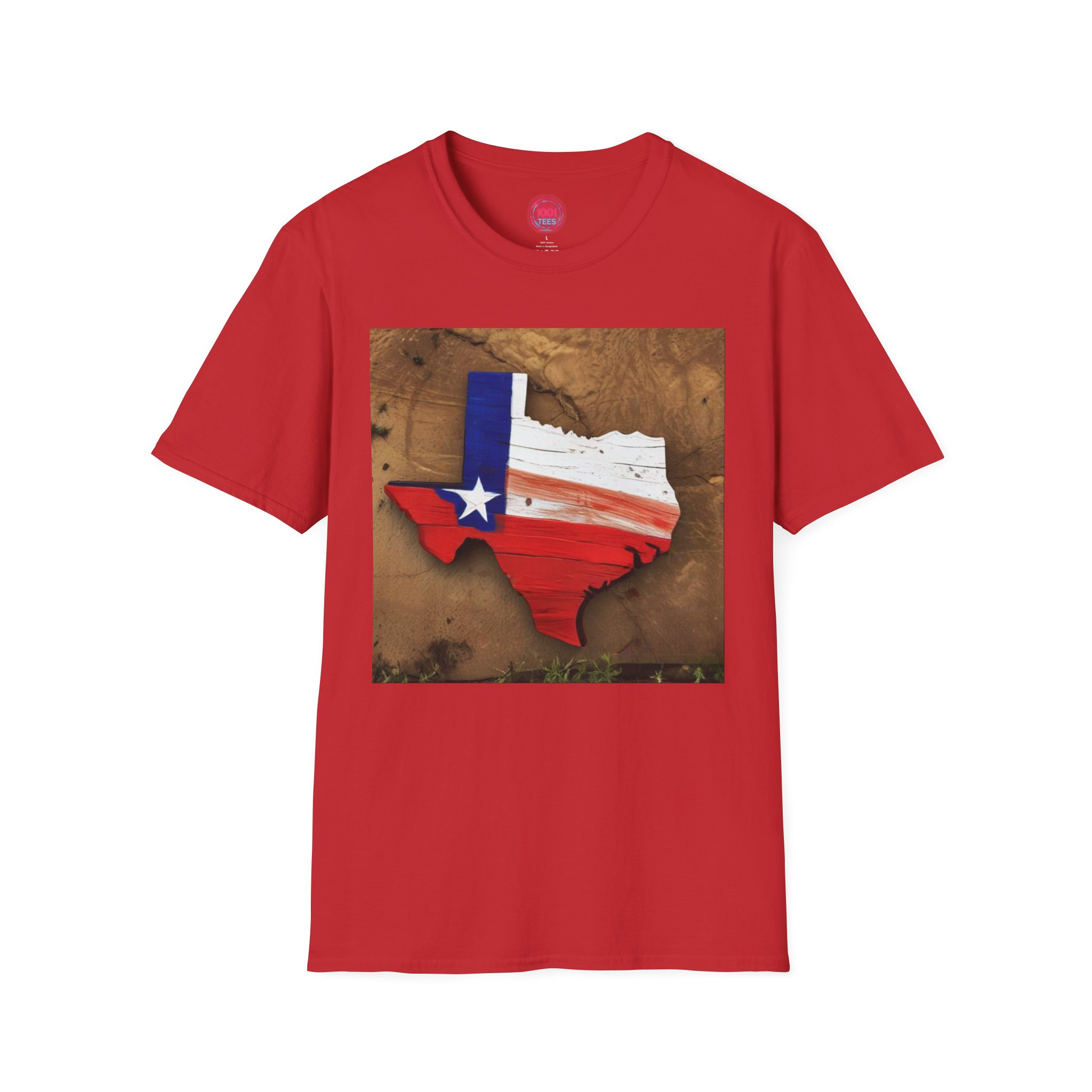Texas Pride Unisex Softstyle T-Shirt - Vintage State Design - Image 13