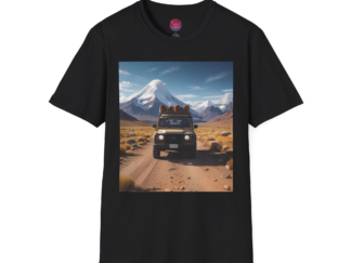 Adventure Vibes Unisex Softstyle T-Shirt with Mountain Design