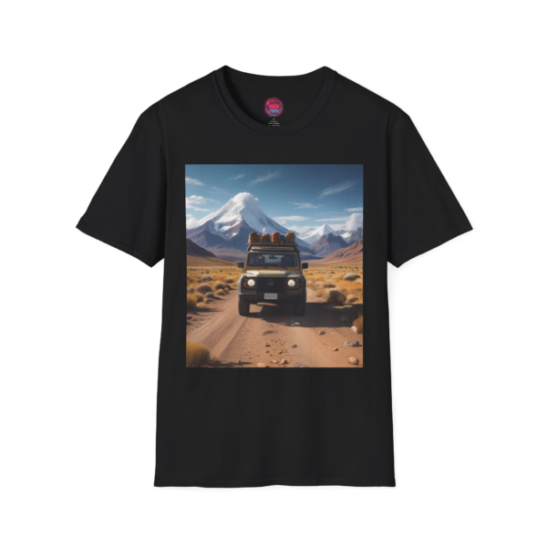 Adventure Vibes Unisex Softstyle T-Shirt with Mountain Design