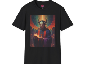 Mystical Demon T-Shirt | Tee for Halloween & Occasions – Black Graphic Tee
