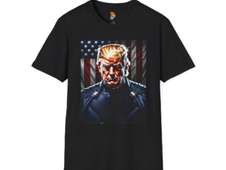 Patriotic Graphic T-Shirt with President Theme