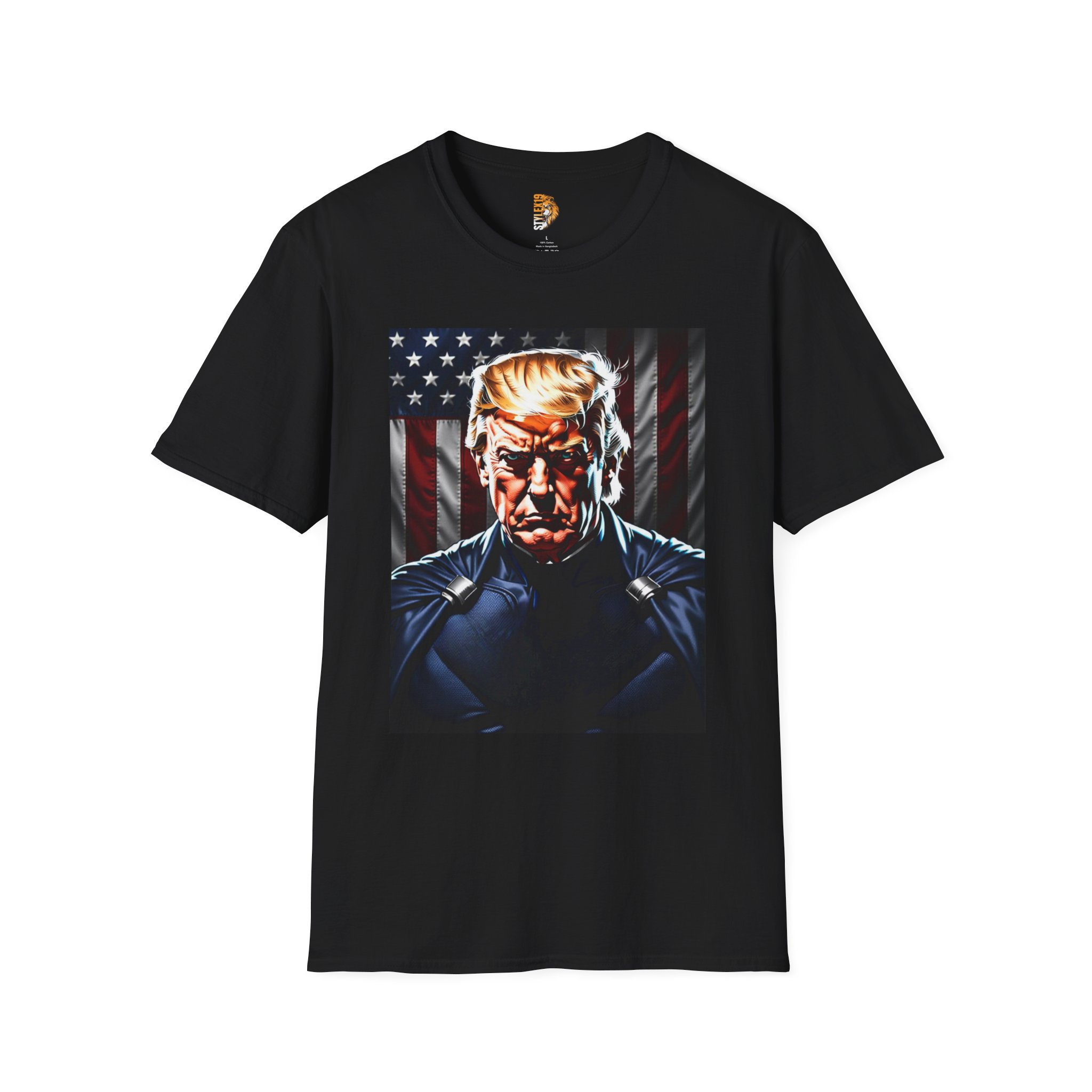 Patriotic Graphic T-Shirt with President Theme