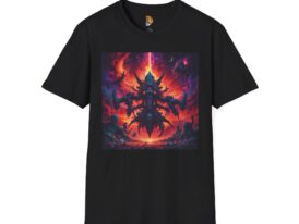 Epic Fantasy Graphic T-Shirt for Gamers – Black Graphic Tee
