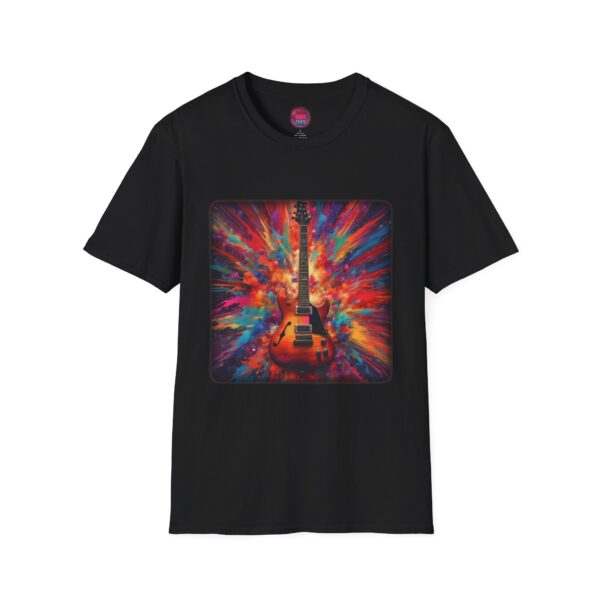 Colorful Electric Guitar T-Shirt - Perfect for Music Lovers and Festivals