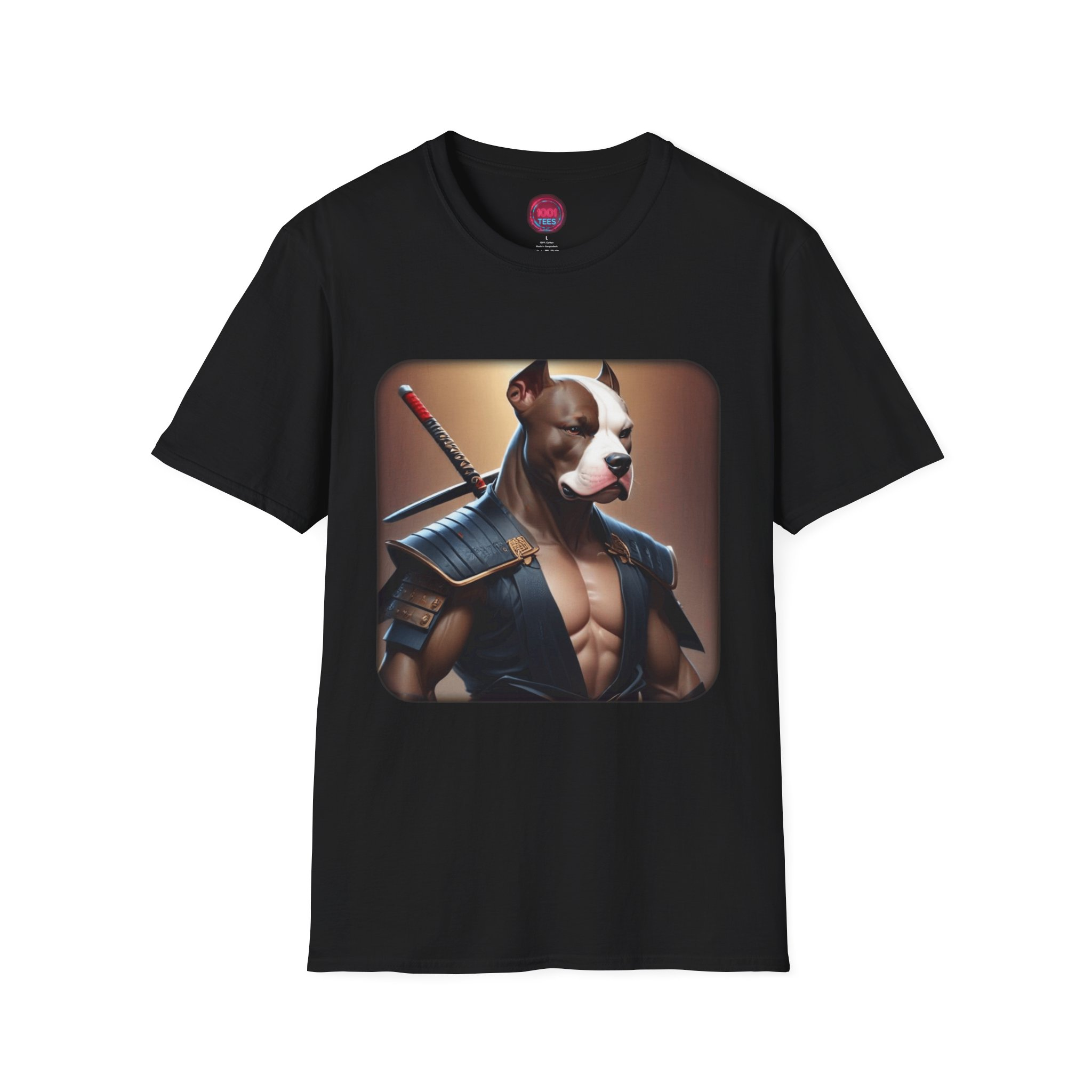 Ninja Dog Unisex Softstyle T-Shirt - Cool Casual Wear for Pet Lovers