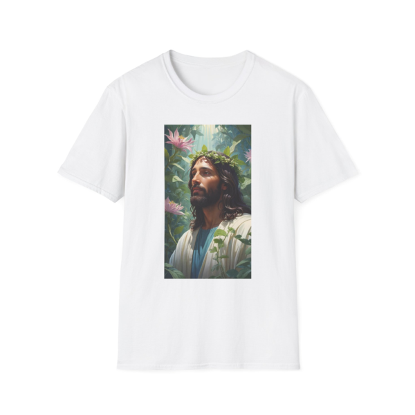 Serene Jesus Graphic Unisex Softstyle T-Shirt