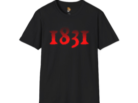 1831 Graphic T-Shirt - Black Tee – Black Graphic Tee