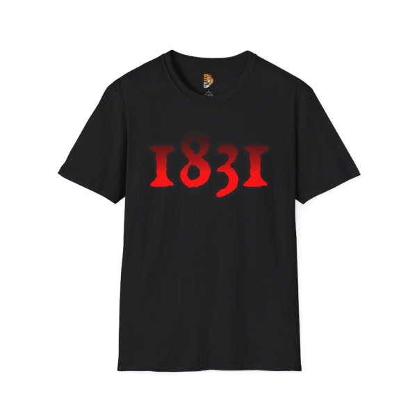 1831 Graphic T-Shirt - Softstyle Unisex Black Tee