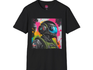 Retro Astronaut Graphic T-Shirt - Unisex Softstyle Wear