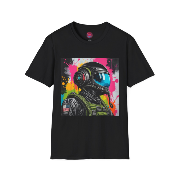 Retro Astronaut Graphic T-Shirt - Unisex Softstyle Wear