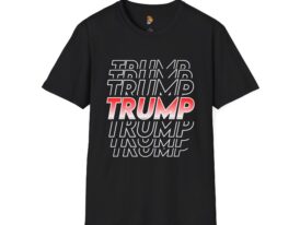 Bold TRUMP T-Shirt – Black Graphic Tee