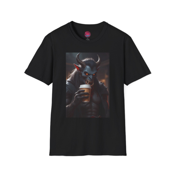 Gothic Demon Coffee Unisex Softstyle T-Shirt
