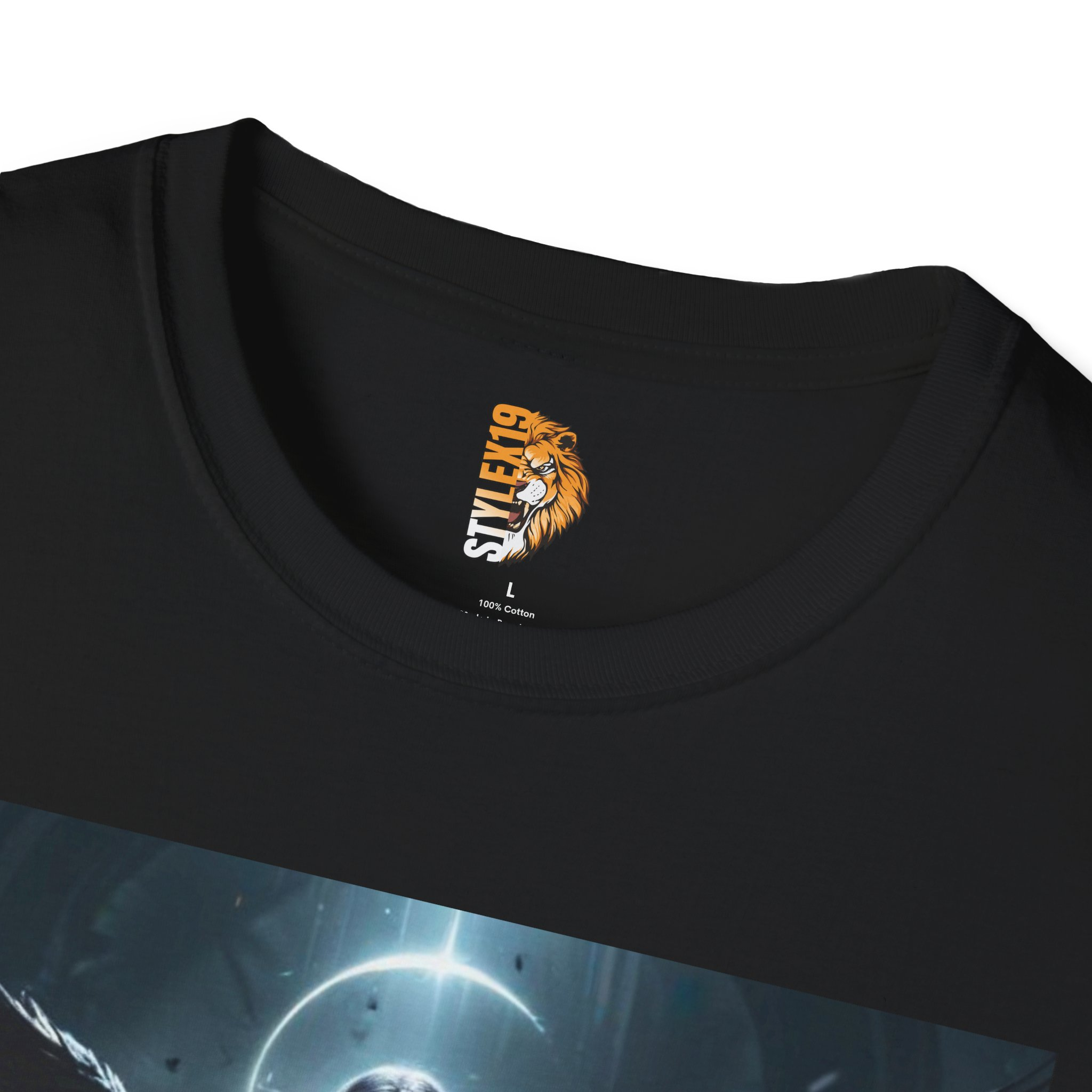 Unisex Softstyle T-Shirt - Fierce Angel Graphic Tee - Image 3