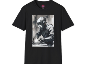 Welding Art – Black Graphic Tee