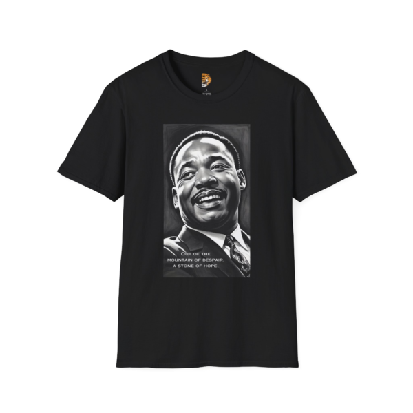 Inspirational Martin Luther King Jr. T-Shirt - Unisex Softstyle Tee with Hope Quote