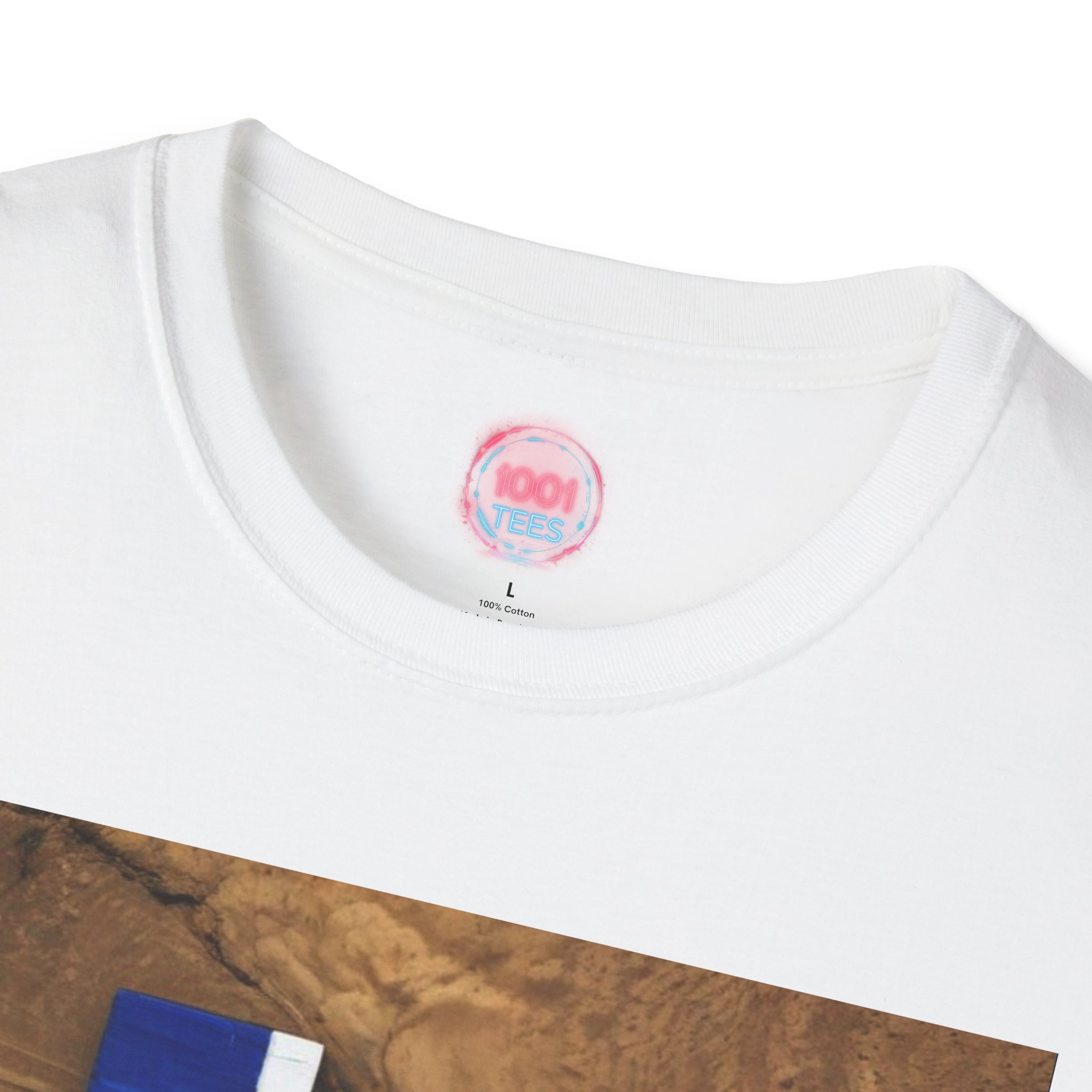 Texas Pride Unisex Softstyle T-Shirt - Vintage State Design - Image 3