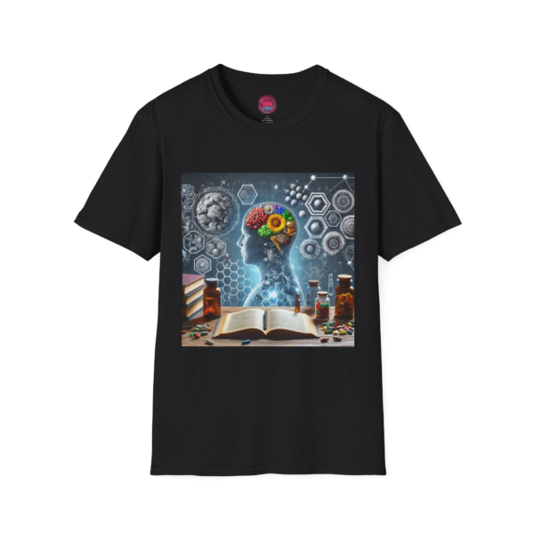 Inspirational Brain Art Unisex Softstyle T-Shirt - Perfect for Students and Educators