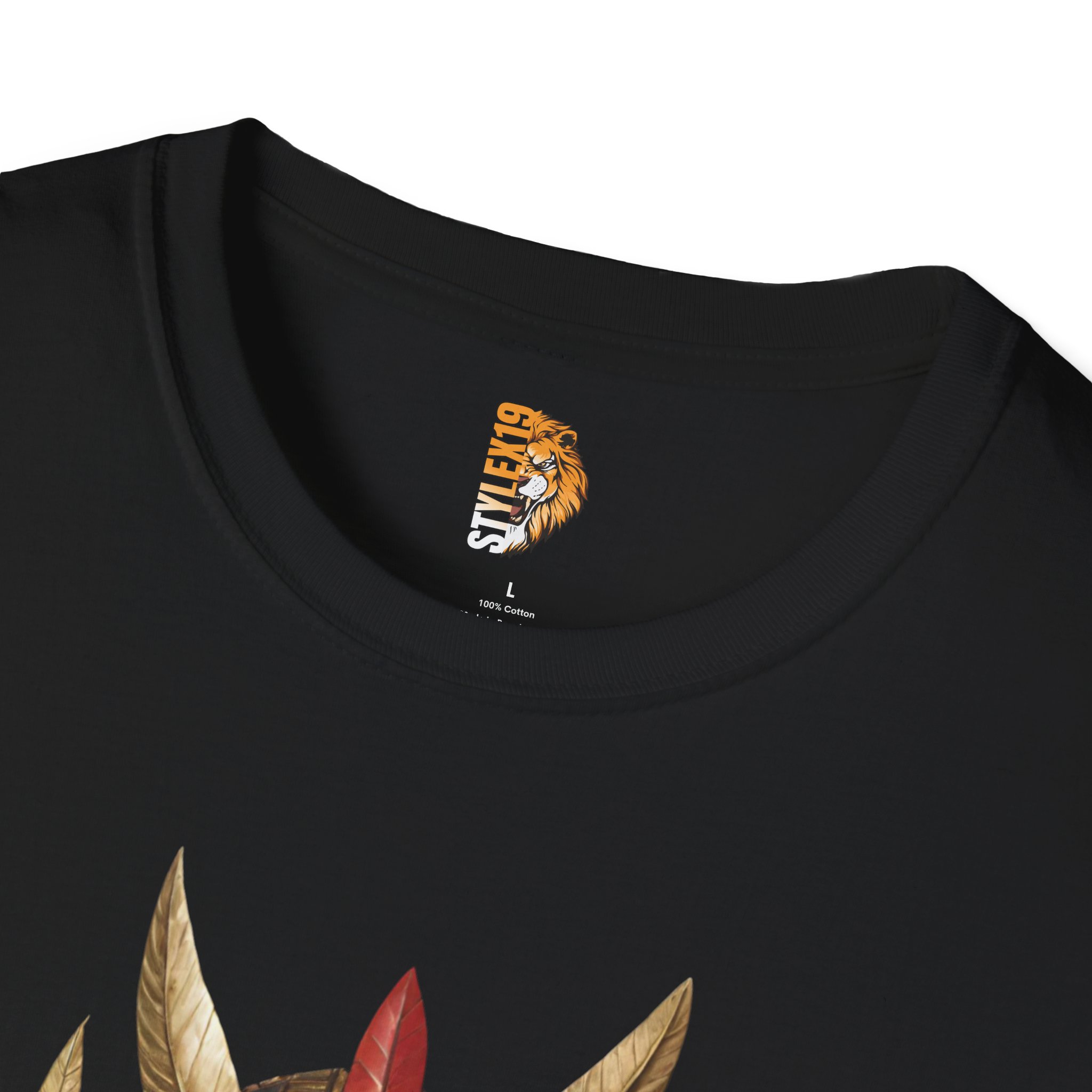 Bohemian Tribal Mask Unisex Softstyle T-Shirt - Image 3