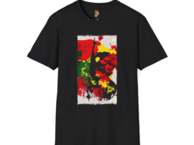 "Tommie Smith Black Power 1969" T-Shirt - , Abstract Design – Black Graphic Tee