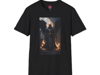 Epic Angel Graphic Unisex T-Shirt - Dark Fantasy Style