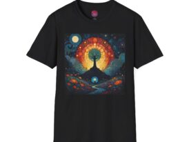Mystic Nature – Black Graphic Tee