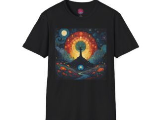 Mystic Nature Graphic Tee - Unisex Softstyle T-Shirt