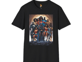 Just Us League – Vol. 40 – Black Graphic Tee