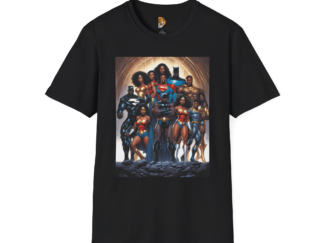 Superhero Squad Unisex Softstyle T-Shirt - Bold Graphic Tee for Comic Fans