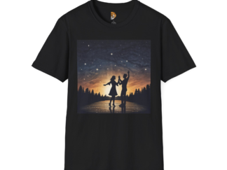 Romantic Starry Night Unisex T-Shirt – Perfect for Date Nights and Celebrations