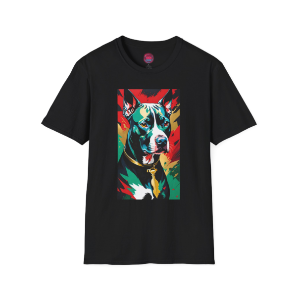 Vibrant Dog Art Unisex Softstyle T-Shirt - Perfect for Pet Lovers