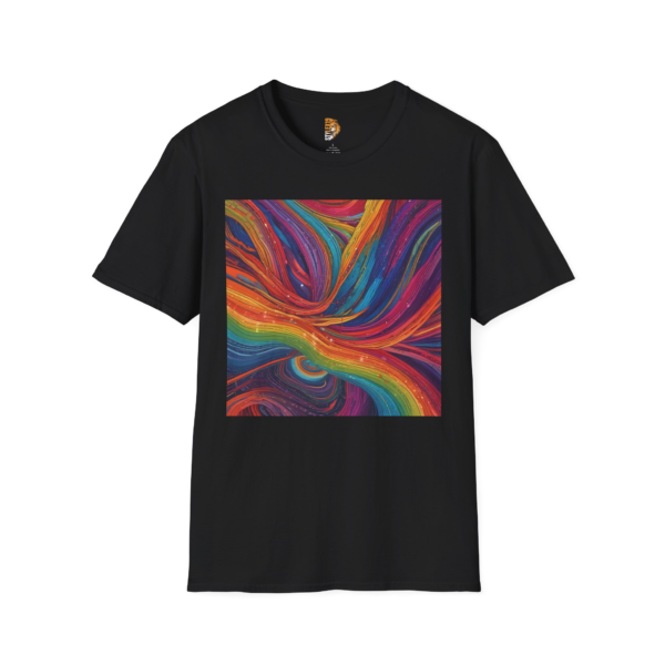 Vibrant Swirl Unisex T-Shirt - Colorful Art Tee for Casual Wear