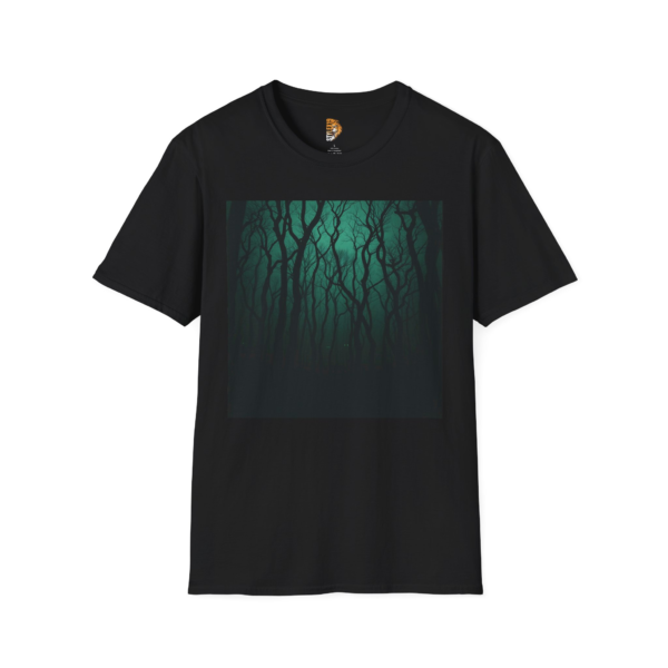Mystical Forest Unisex Softstyle T-Shirt | Nature-Inspired Graphic Tee