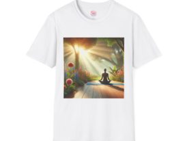 Zen Nature Vibes – Black Graphic Tee