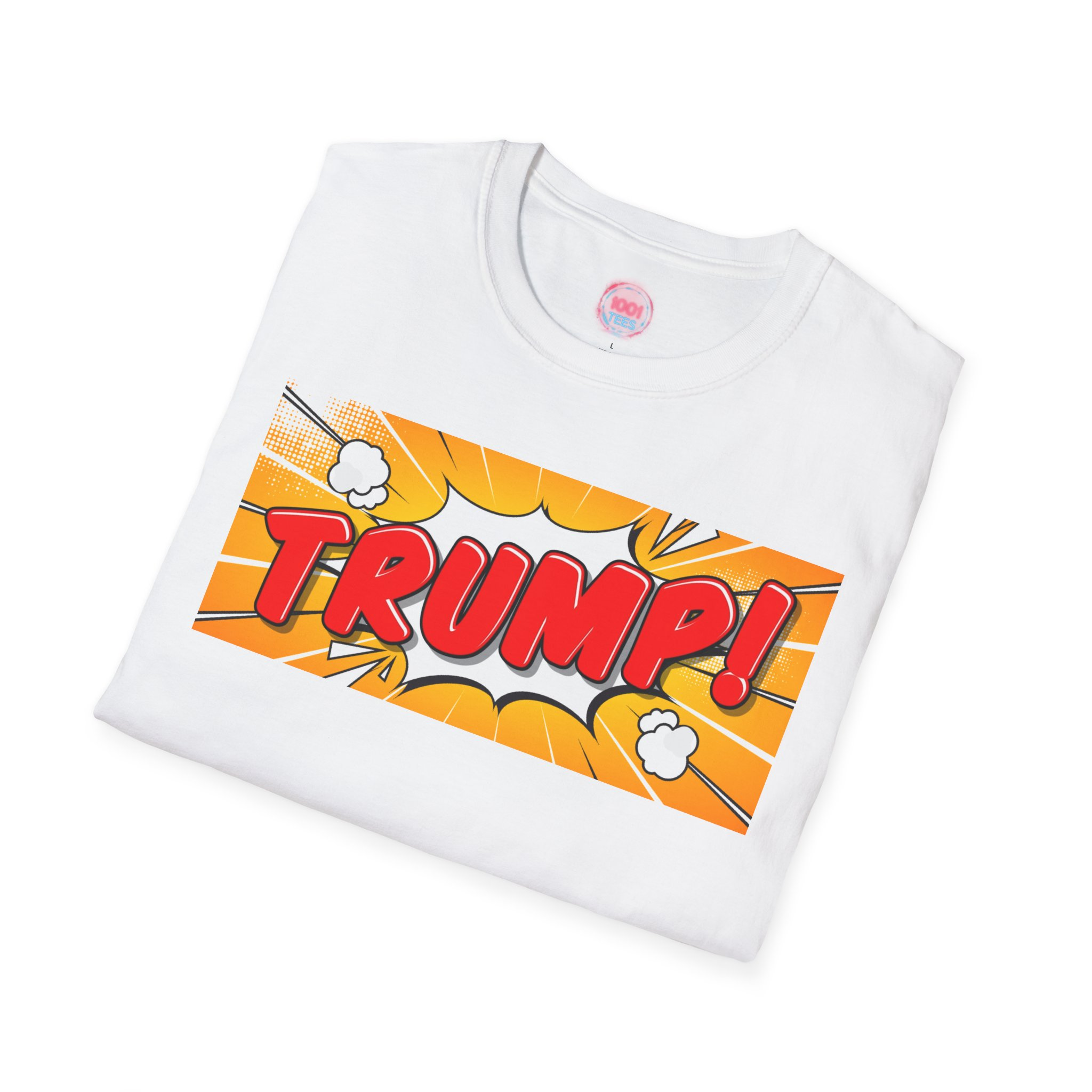 Trump Graphic T-Shirt - Unisex Softstyle Tee for Political Fans - Image 4