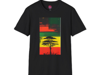 Rasta Tree Unisex Softstyle T-Shirt | Vibrant Herbal Vibe Tee