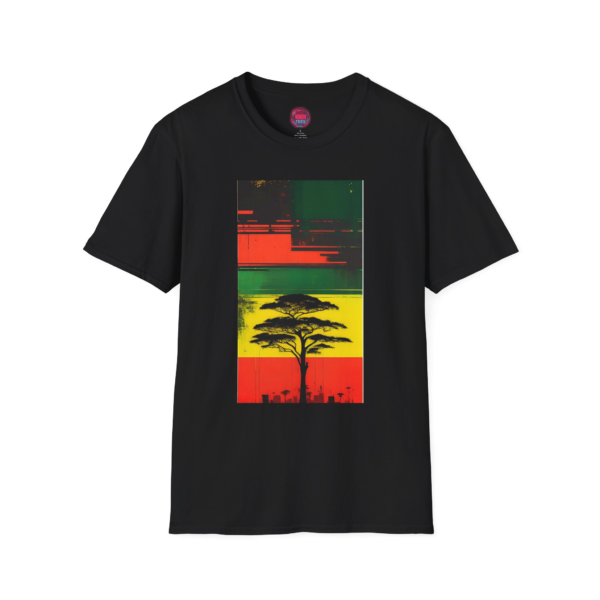 Rasta Tree Unisex Softstyle T-Shirt | Vibrant Herbal Vibe Tee