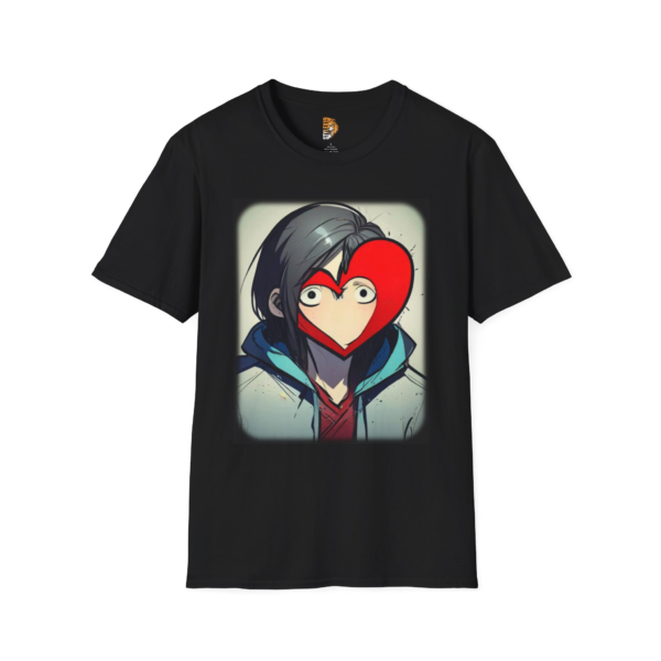 Anime Heart Unisex T-Shirt - Stylish Graphic Tee for Fans