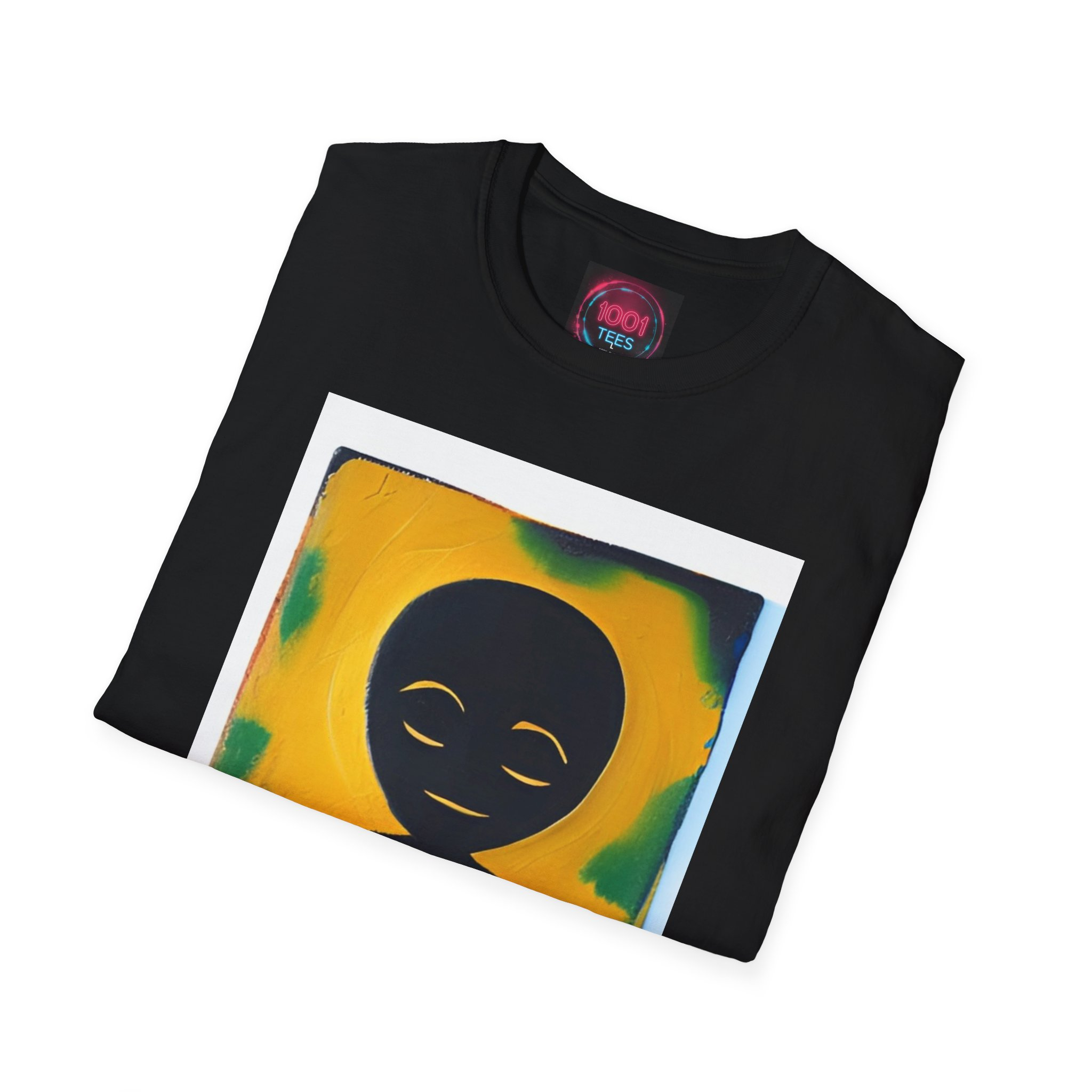 Graphic T-Shirt — Heart Collar Abstract Portrait Tee - Image 5