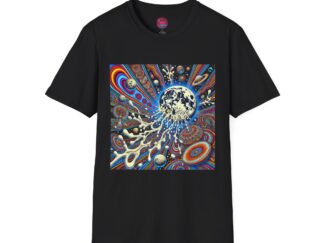 Cosmic Dream Unisex Softstyle T-Shirt - Psychedelic Universe Art