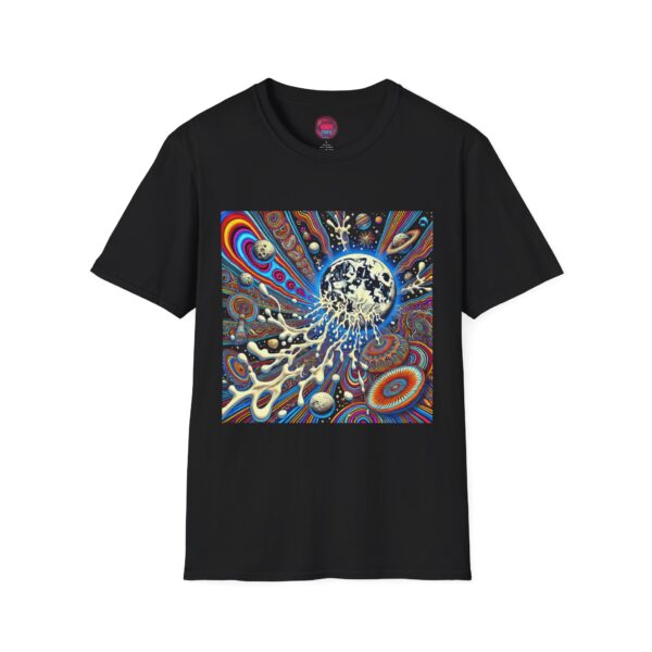 Cosmic Dream Unisex Softstyle T-Shirt - Psychedelic Universe Art