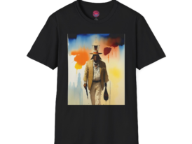 "BAGMAN" Artistic Bold Street Art Design – Black Graphic Tee