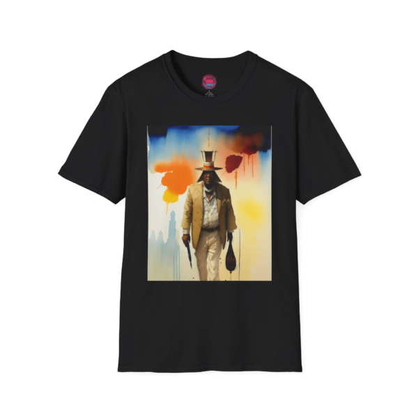 "BAGMAN" Artistic Unisex Softstyle T-Shirt - Bold Street Art Design