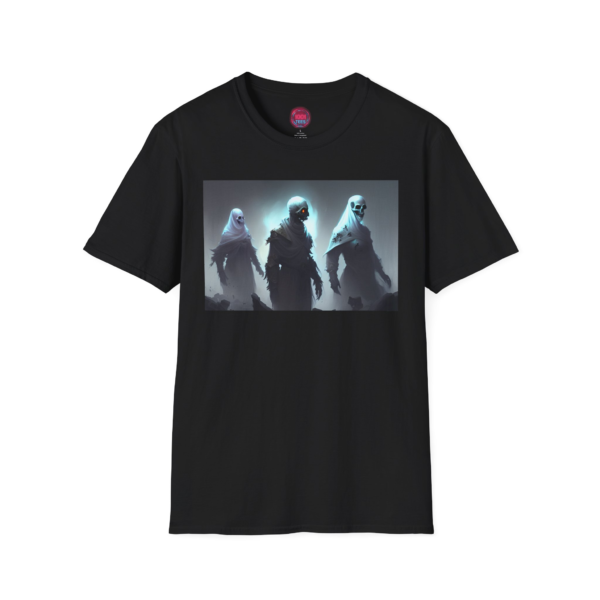 Ghostly Figures Unisex Softstyle T-Shirt for Fantasy Fans