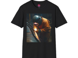 Welding Inspiration Perfect Gift for Metalworkers – Black Graphic Tee