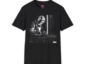 Welding Artist Perfect Gift for Metalworkers – Black Graphic Tee