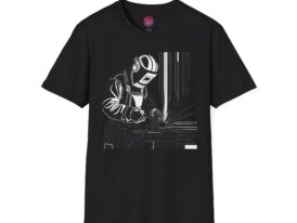 Welding Artist Perfect Gift for Metalworkers – Black Graphic Tee