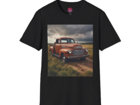 Retro Truck Graphic – Black Graphic Tee