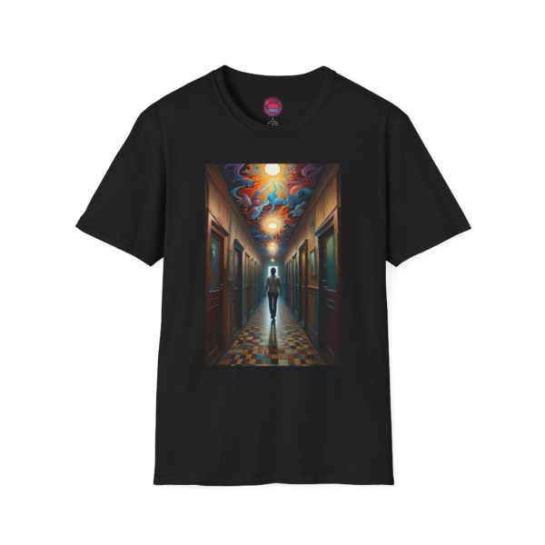 Dreamy Hallway Unisex Softstyle T-Shirt - Artistic Graphic Tee